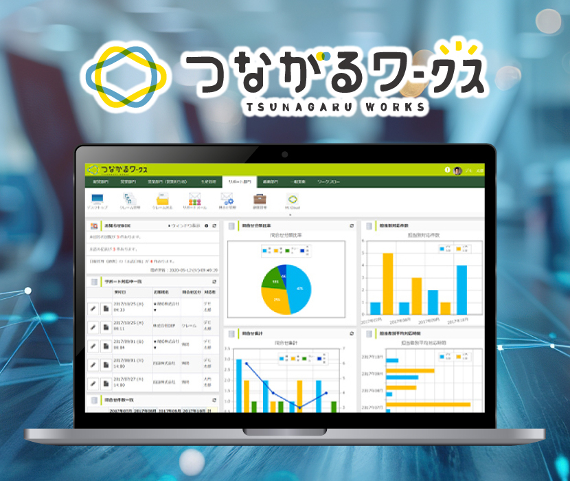中小企業向け情報基盤ツール「つながるワークス」
